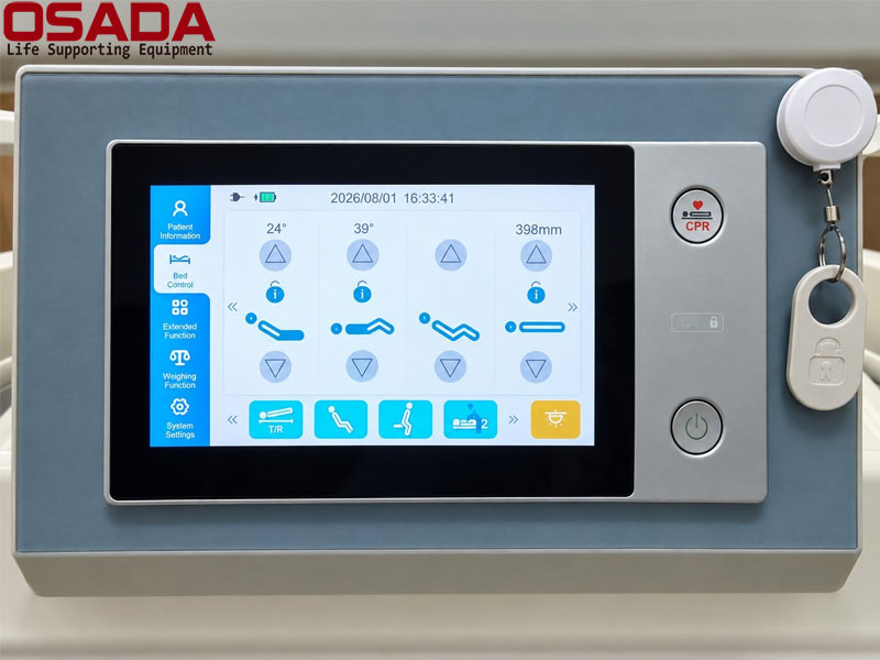 Giường Hồi Sức ICU Điều Khiển Điện OSD-E7 Premium